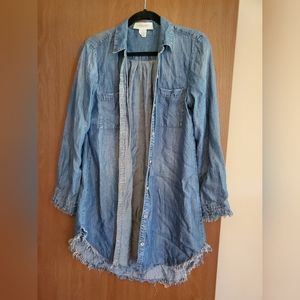 Denim Shirt-Dress